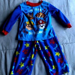 Paw Patrol 2 pieces fleece pajamas 2T